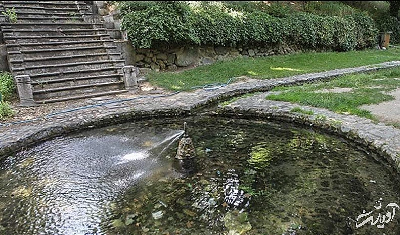 قنات محوطه باغ سعد آباد کنار مسیر پلکانی